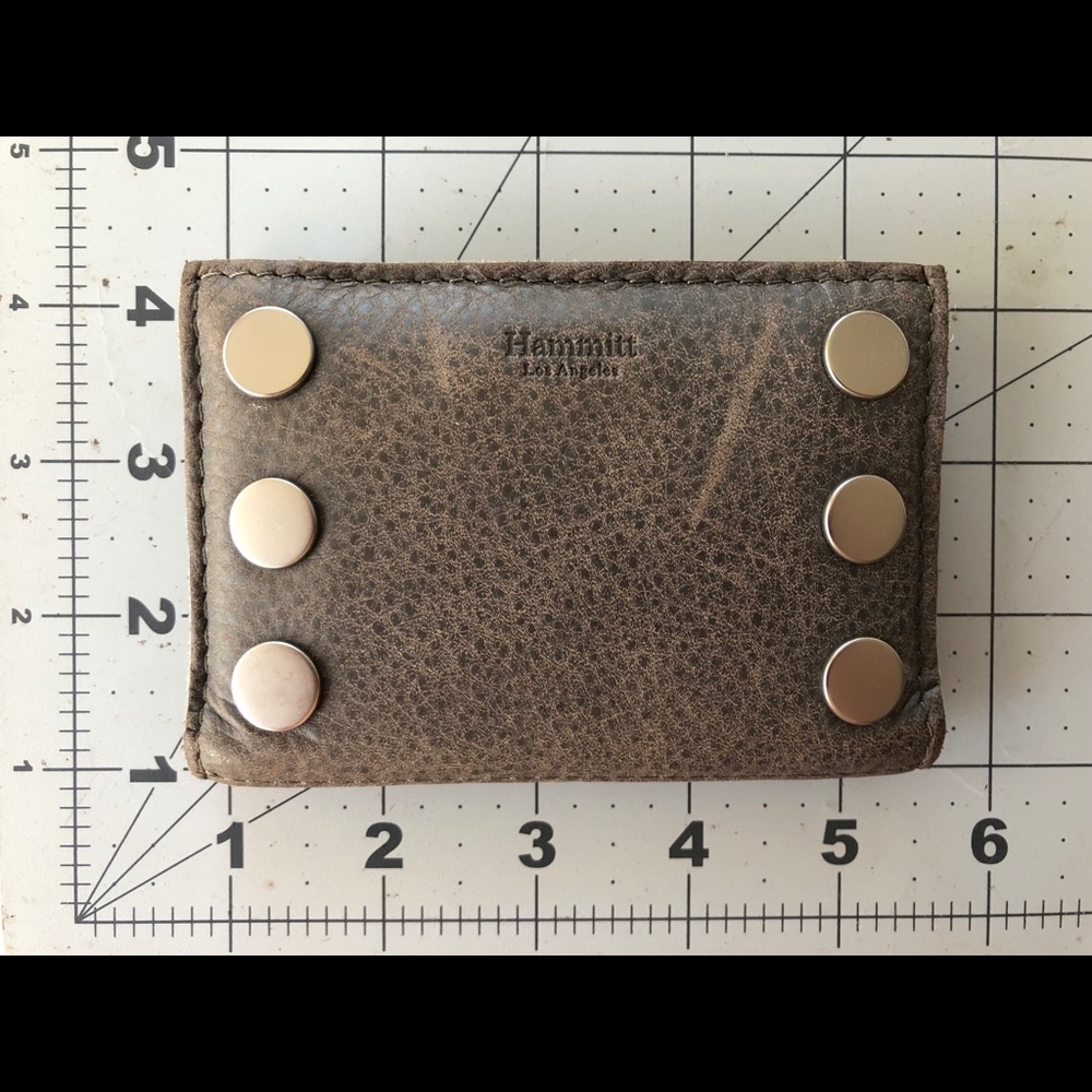 Hammitt 495 West Wallet in Pewter/Brushed Silver